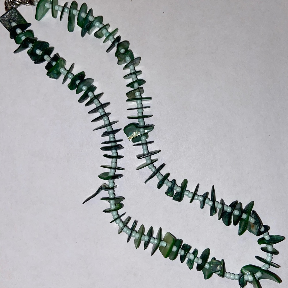 Green Shell Necklace